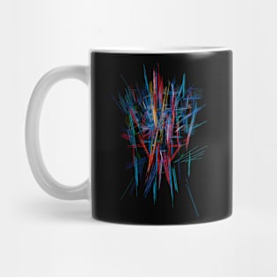 abstract color sticks Mug